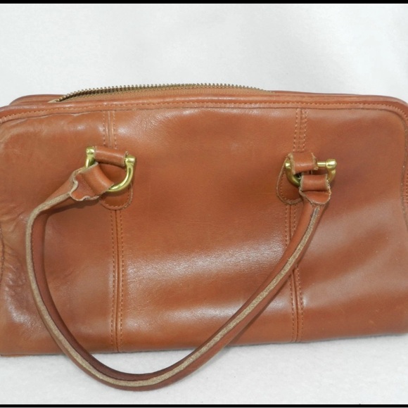 Coach Vintage 9871 Beaumont Doctor Satchel Bag British Tan Leather made in USA - Picture 4 of 8